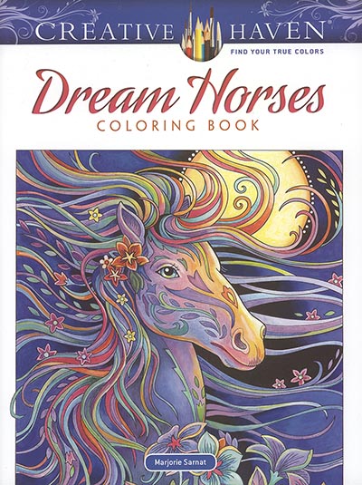 Dream Horses Coloring Book by Creative Haven